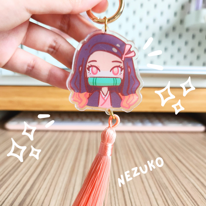 Nezuko Tassel Charm (Demon Slayer)