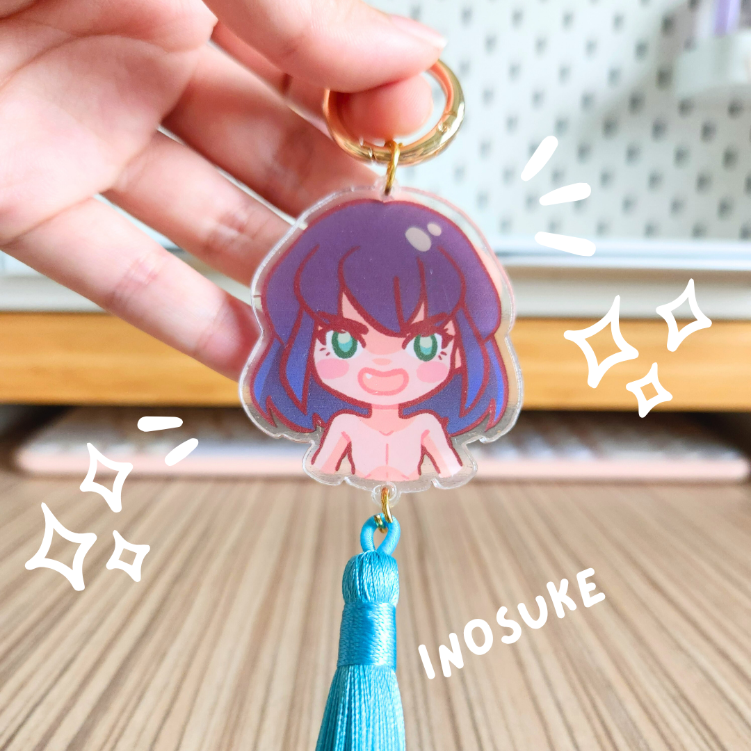Inosuke Tassel Charm (Demon Slayer)