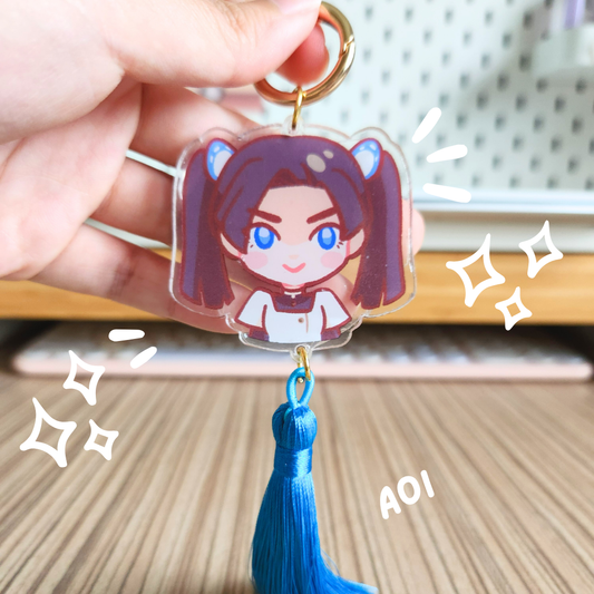 Aoi Tassel Charm (Demon Slayer)