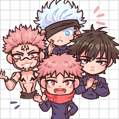 Jujutsu Kaisen Sticker Pack