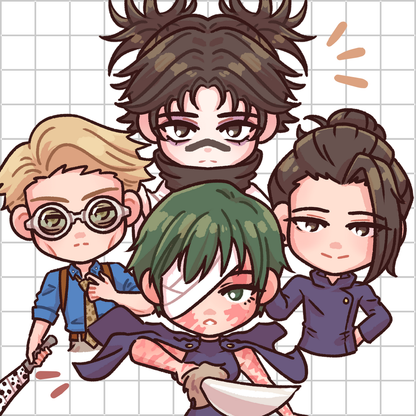 JJK (Domain) Expansion Sticker Pack