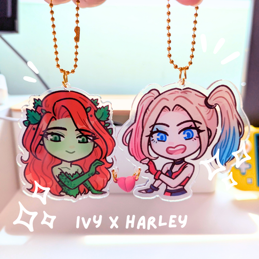 Harley X Ivy Heart Magnet Charms
