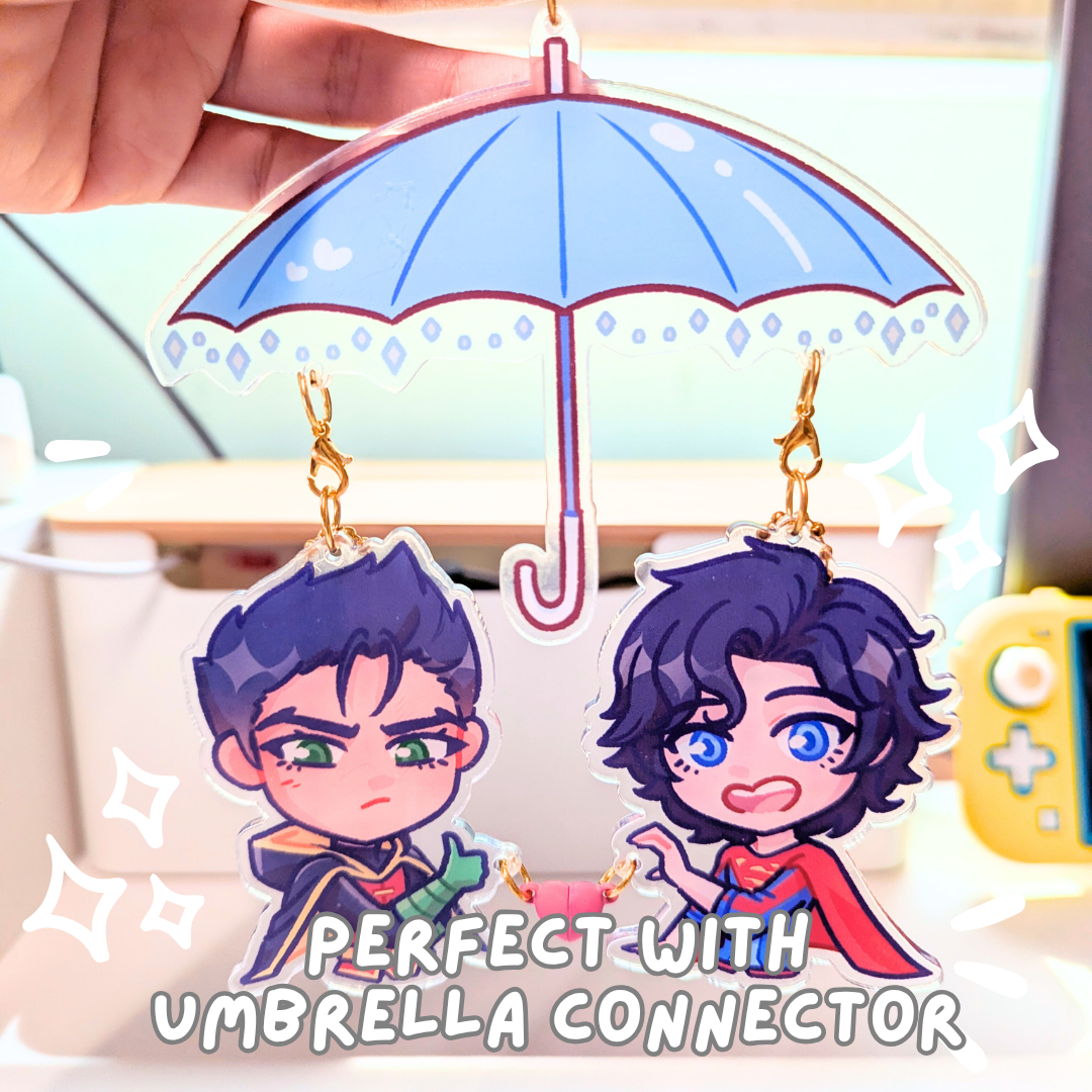 Damian X Jon Heart Magnet Charms