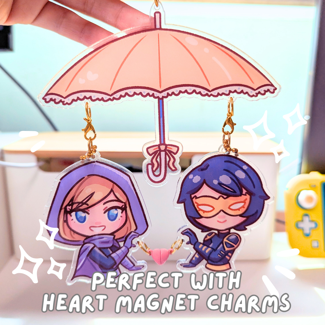 Butter with You Umbrella Charm Connector