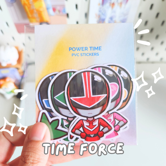 Time Force Rangers Sticker Pack