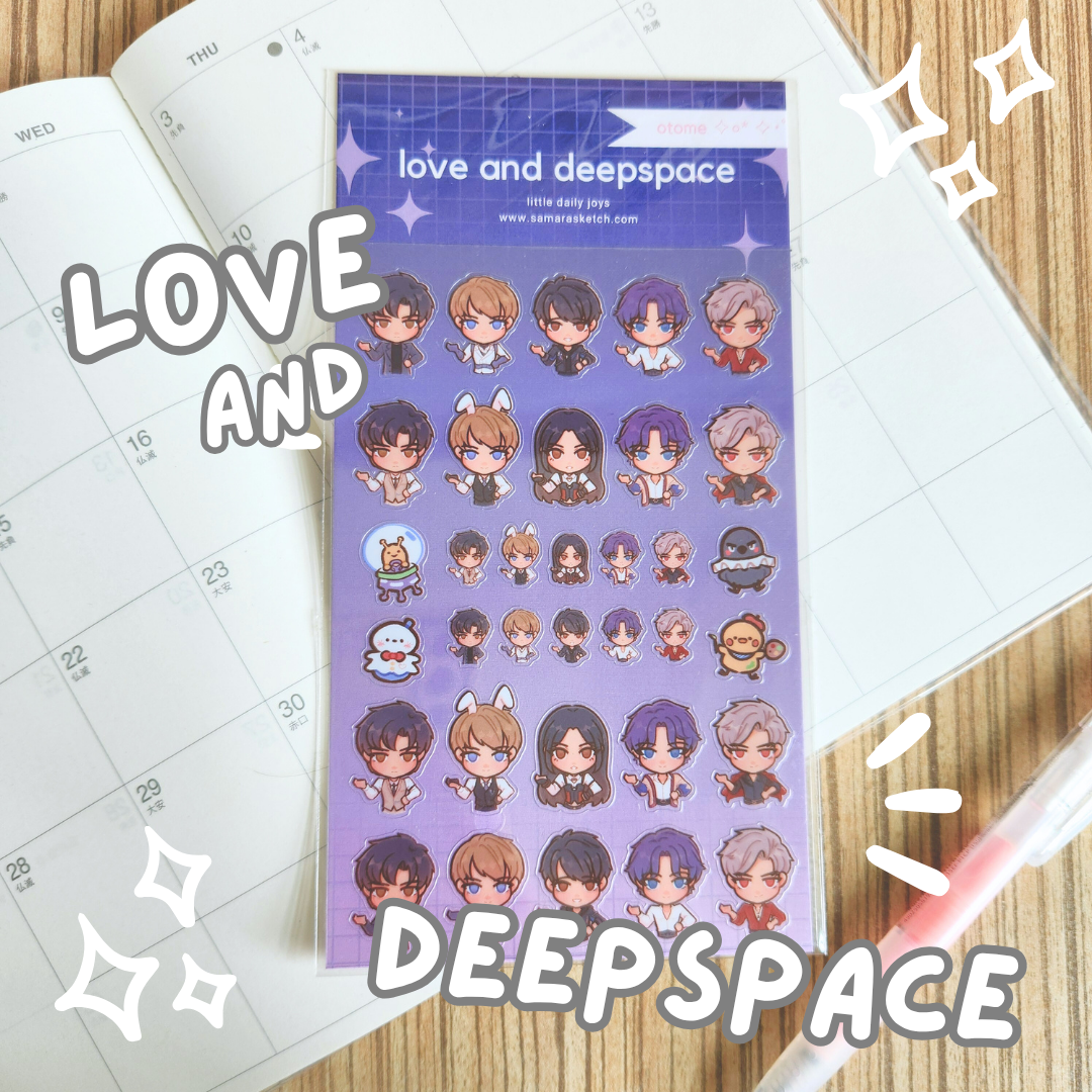 Love and Deepspace Sticker Sheet