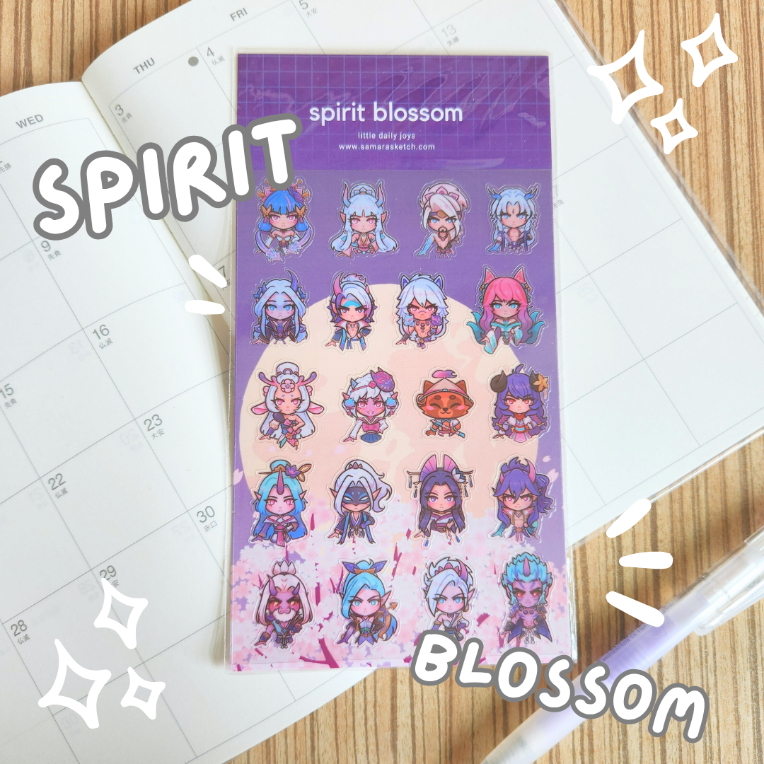 Spirit Blossom Sticker Sheet
