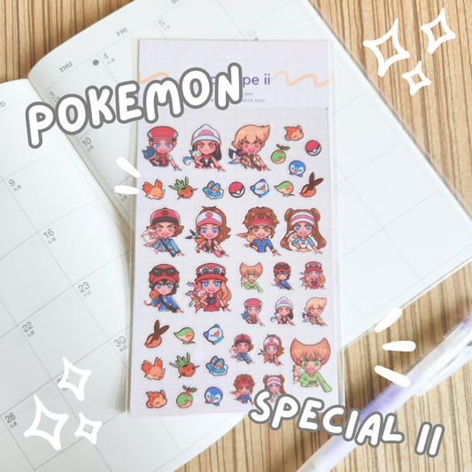 Pokéspe II Sticker Sheet