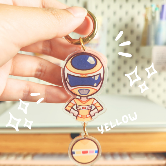 Yellow Ranger Charm (Power Rangers In Space)