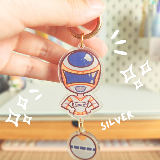 Silver Ranger Charm (Power Rangers In Space)