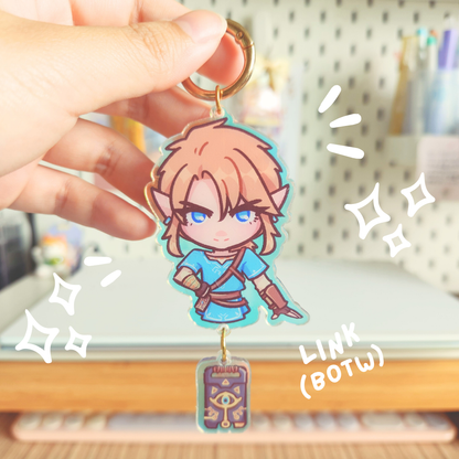 Link BOTW Charm (Legend of Zelda)