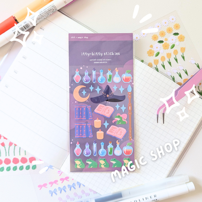 itty-bitty stickies - magic shop (s127)