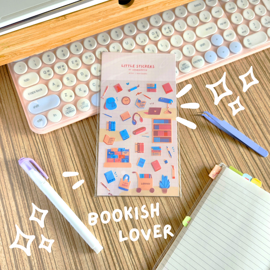 little stickers #104 - i love books