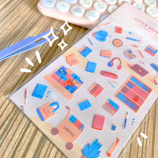 little stickers #104 - i love books