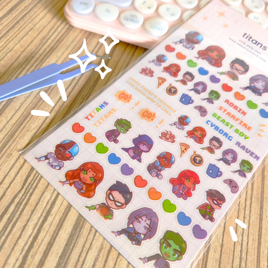 Titans Sticker Sheet