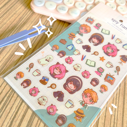 Spy Family Sticker Sheet