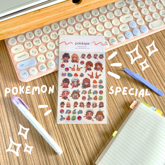 Pokéspe Sticker Sheet