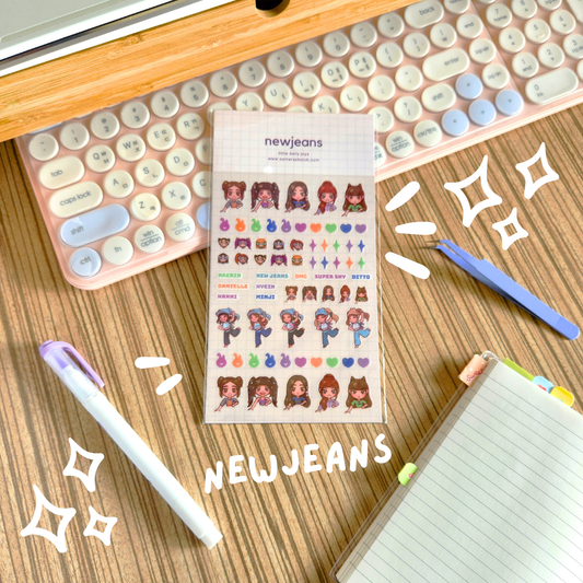 Newjeans Sticker Sheet [CLEARANCE]