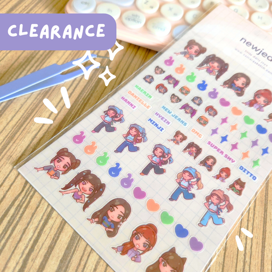 Newjeans Sticker Sheet [CLEARANCE]