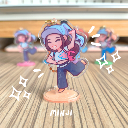 Minji Standee Charms (Newjeans OMG) [CLEARANCE]