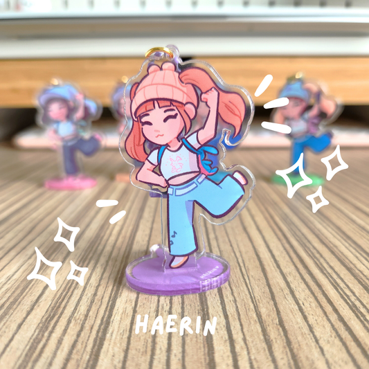Haerin Standee Charms (Newjeans OMG) [CLEARANCE]