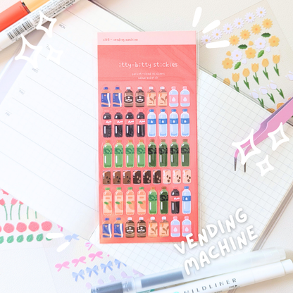 itty-bitty stickies - vending machine (s123)