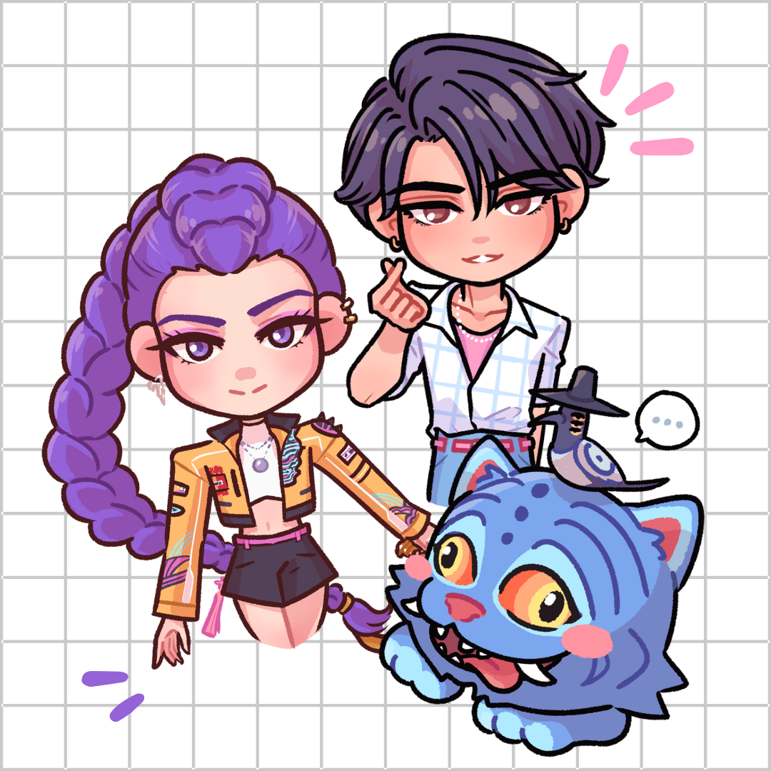 Kpop Demon Hunters Sticker Pack