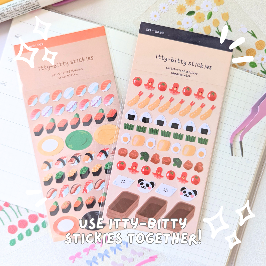 itty-bitty stickies - obento (s121)