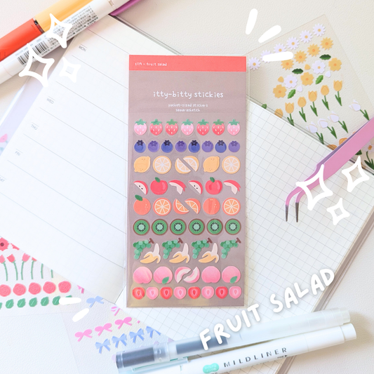 itty-bitty stickies - fruit salad (s119)