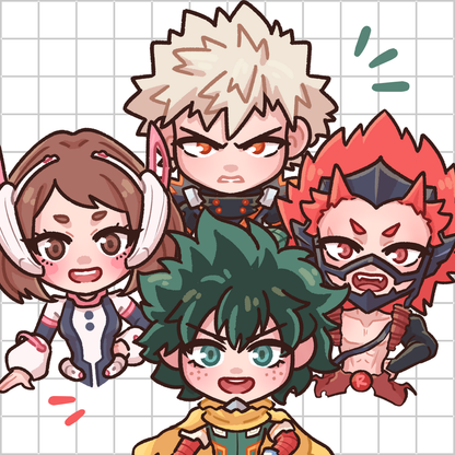 Boku no Hero Sticker Pack