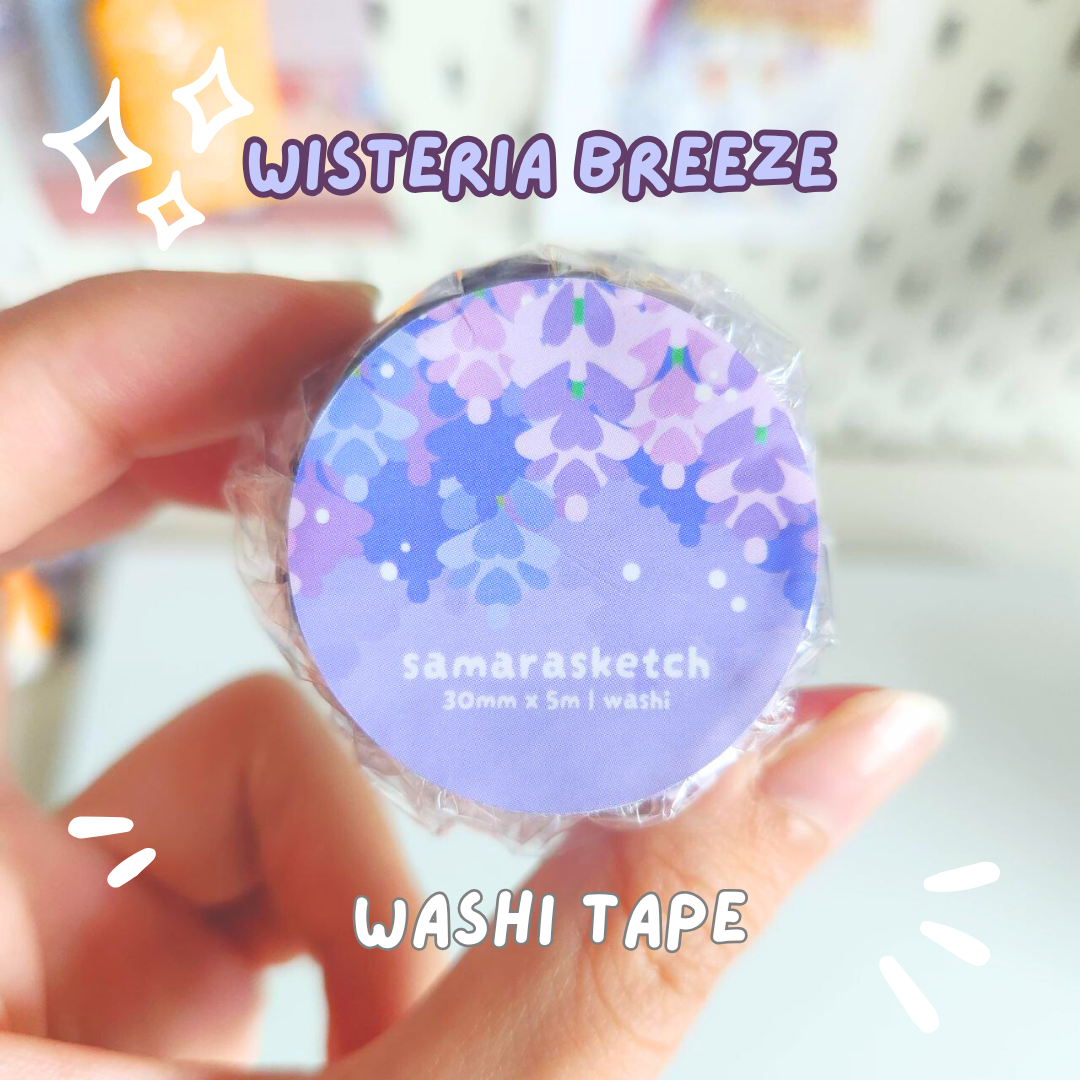 Wisteria Breeze Washi Tape