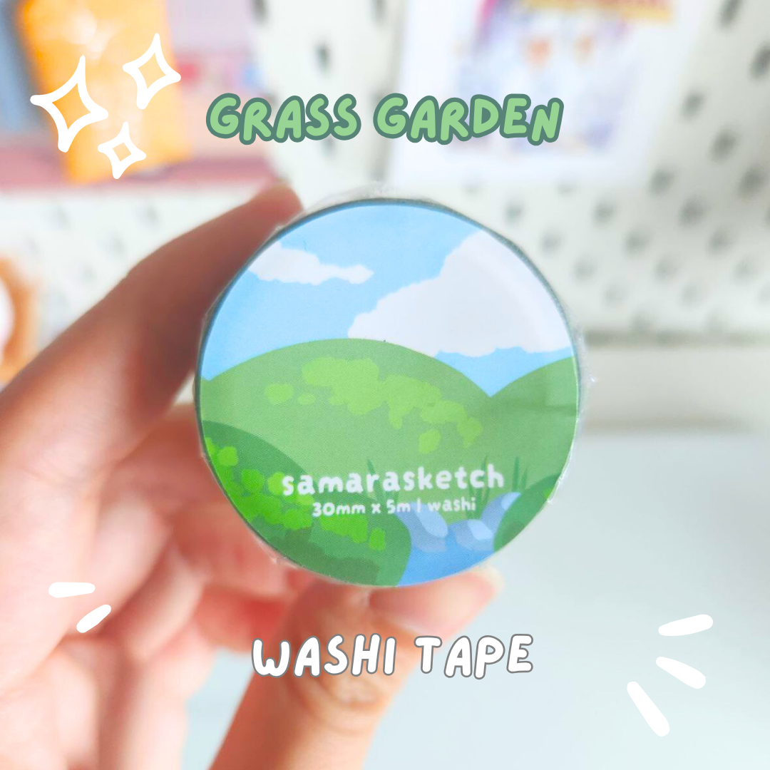 Grass Garden Washi Tape