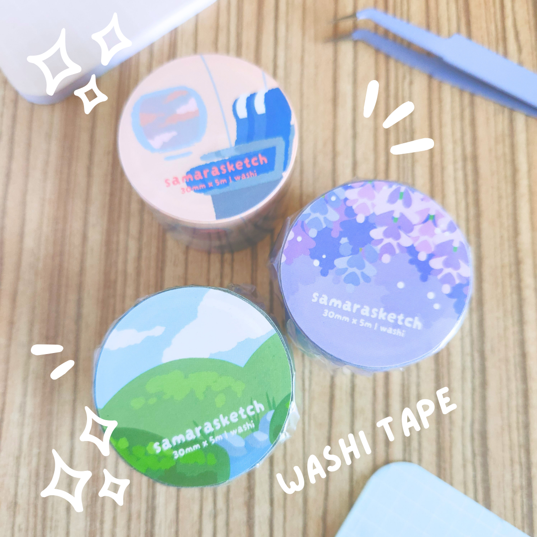 Grass Garden Washi Tape