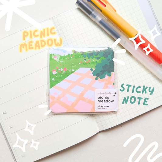 Picnic Meadow Sticky Notes