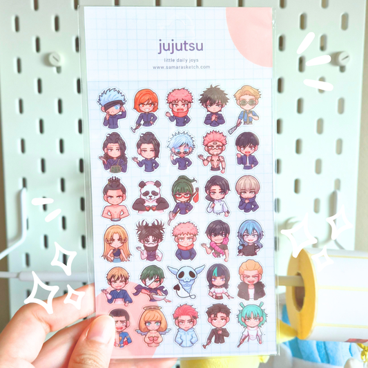 JJK Jujutsu Sticker Sheet
