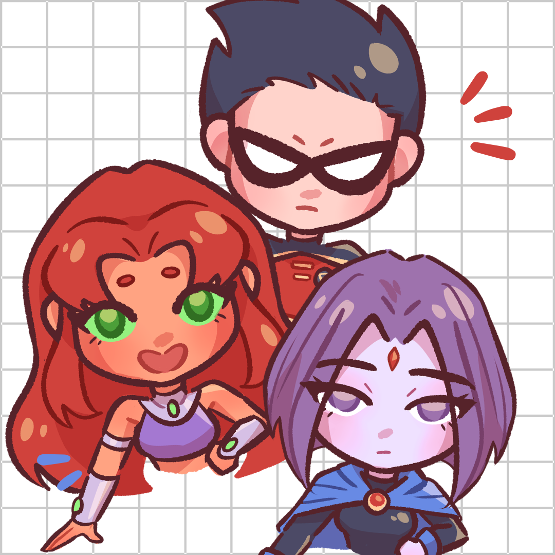 Titans Together Sticker Pack