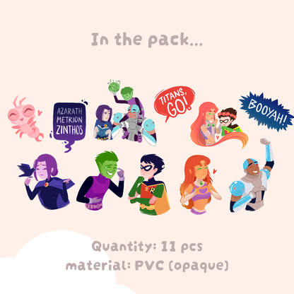 Legacy Titans Sticker Pack